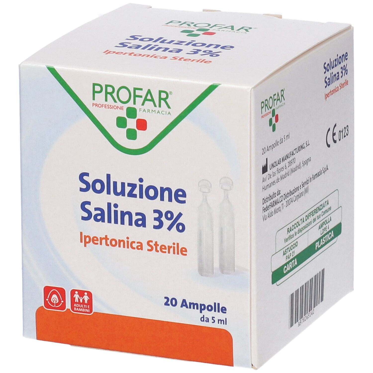 Profar Soluzione Ipertonica 3%
