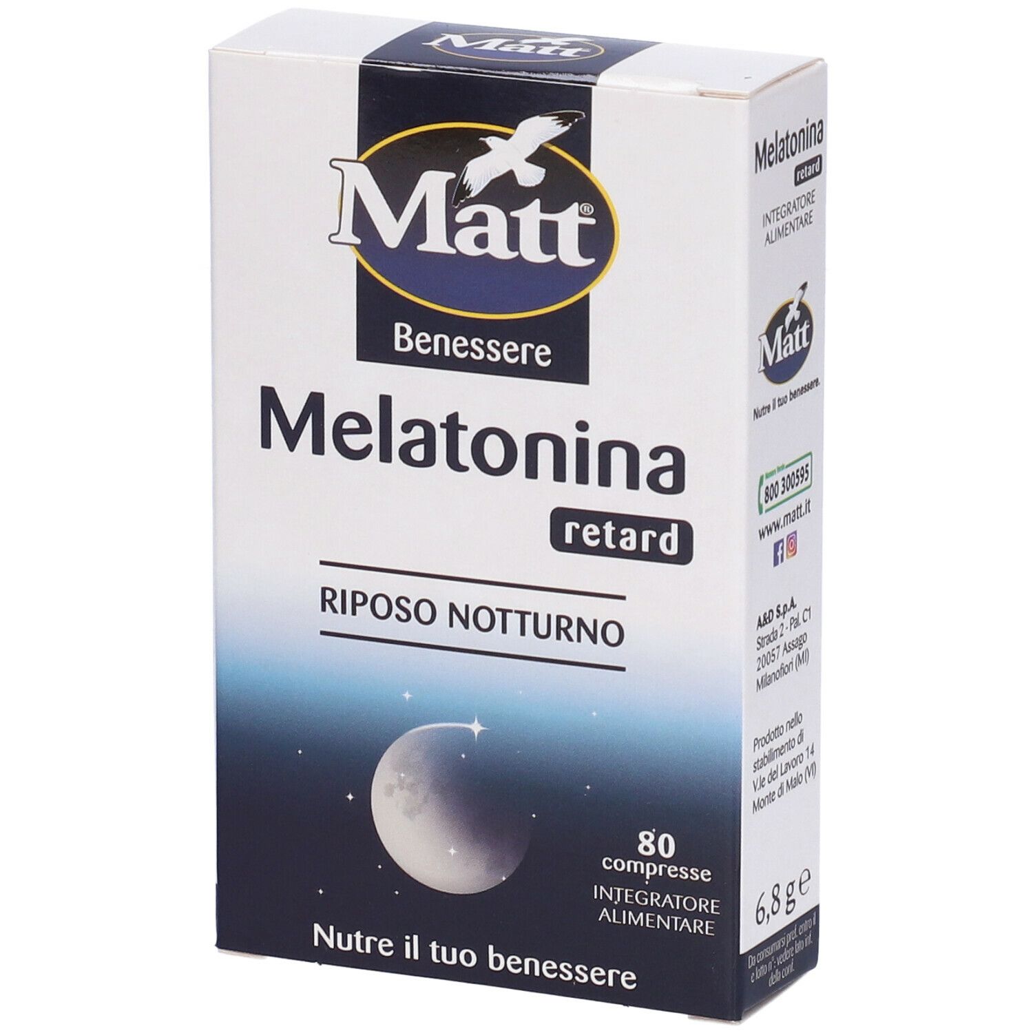 Image of Matt® Benessere Melatonina retard