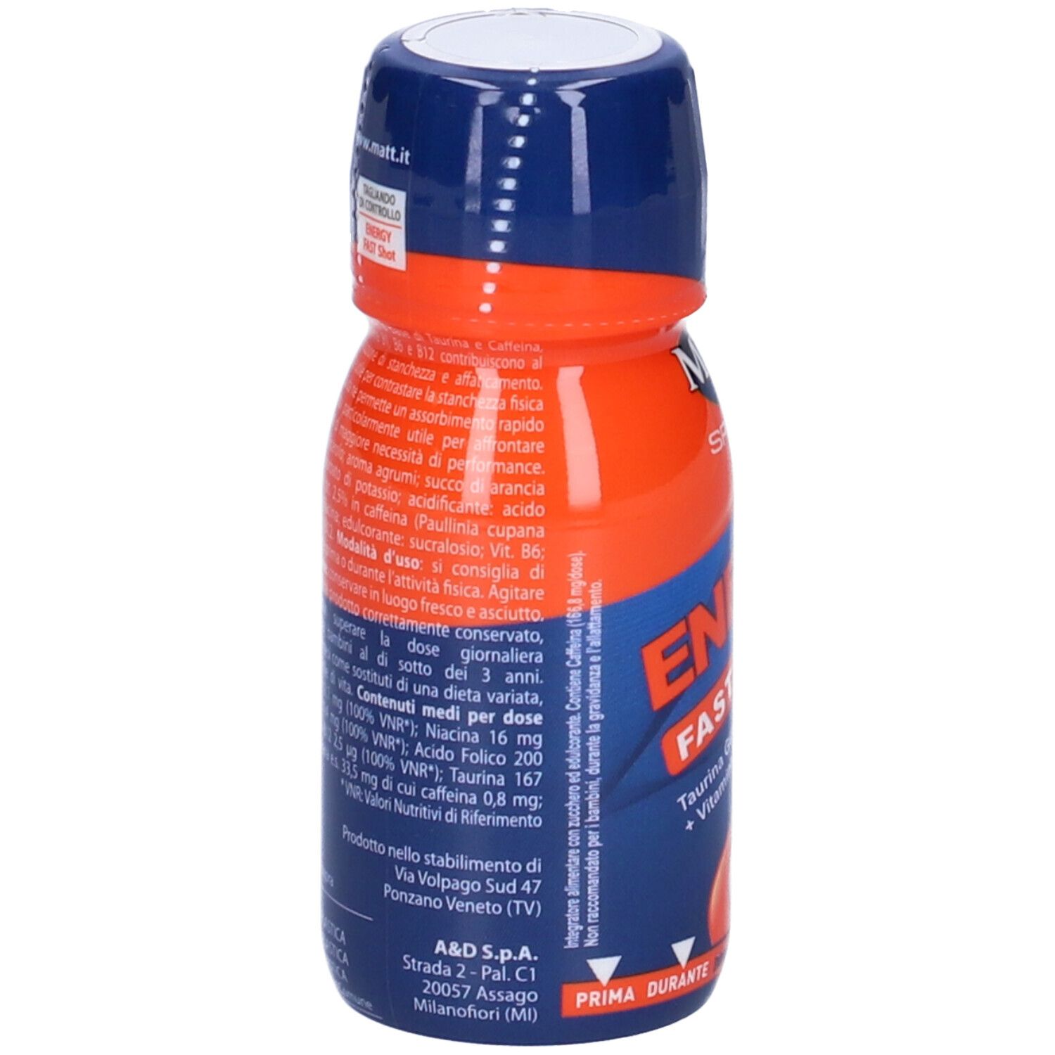MATT Sport Nrg Fast Shot Gusto Agrumi- Risparmia il 10% con il codice: aed0926
