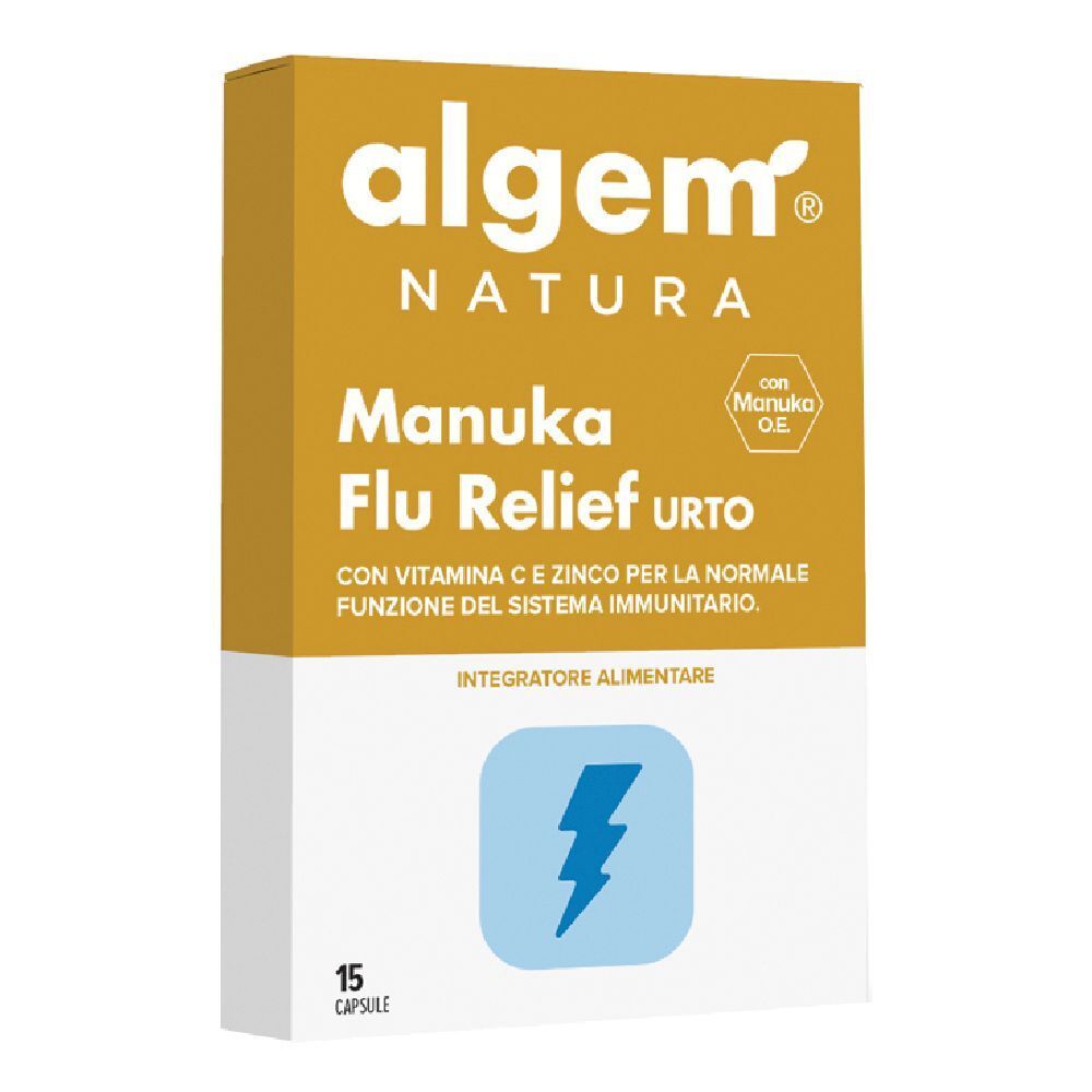 Algem Natura Manuka Flu Relief Urto Capsule