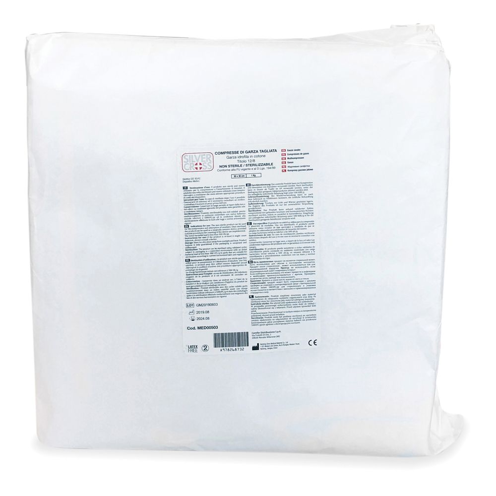 Garza Silvercross Cotone Idrofilo 30X30 1 Kg