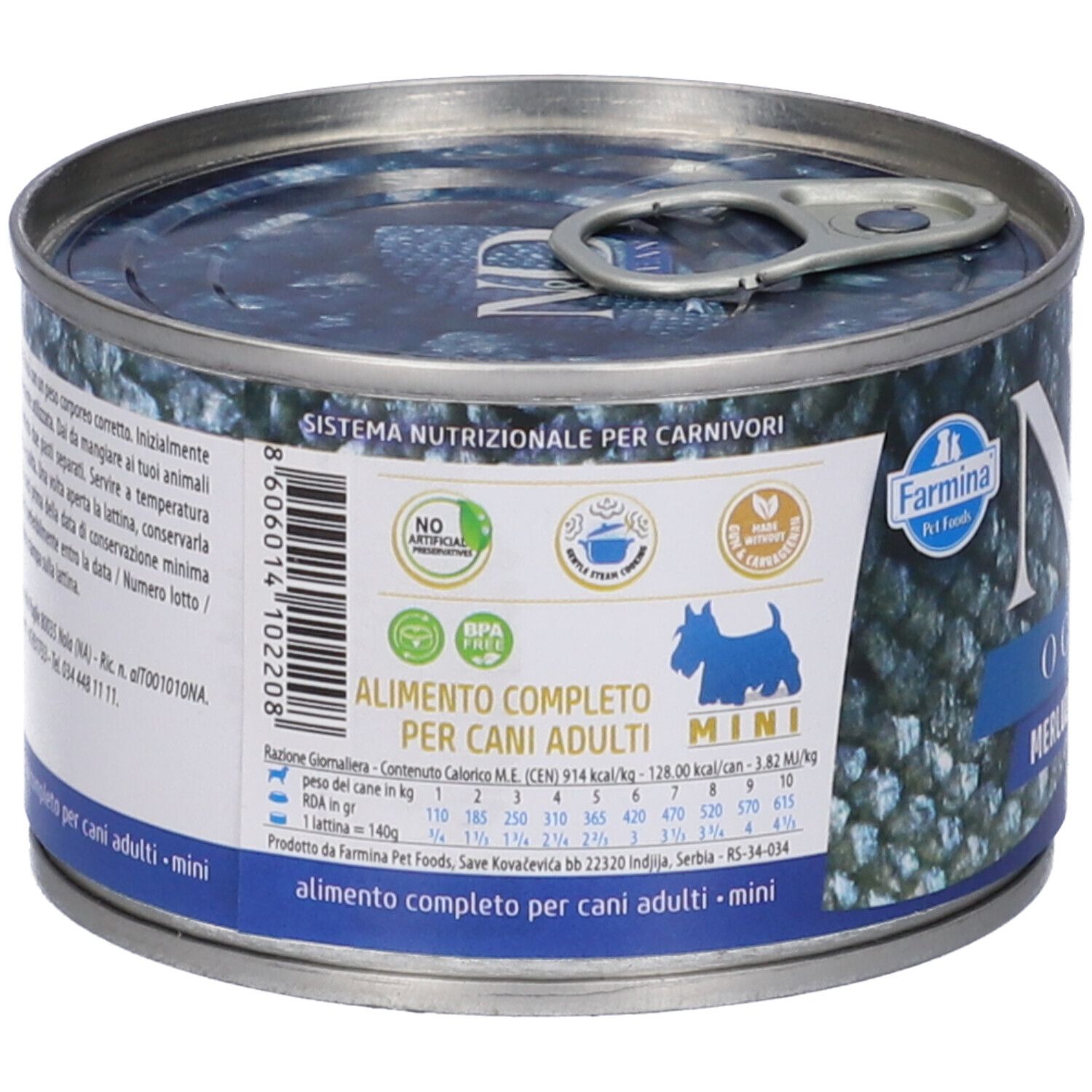 N&D DOG Ocean Cod&Pump 140G 140 g Futter