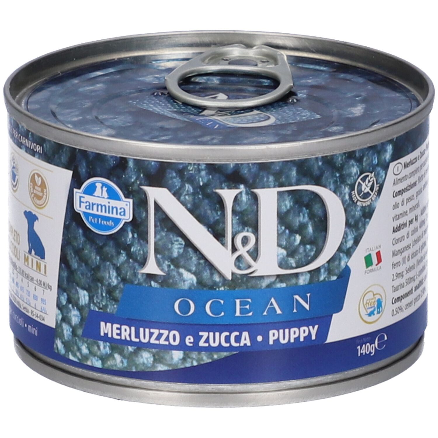 Nassfutter Farmina N&D Ocean - Hundewelpen Mini Kabeljau & Kürbis