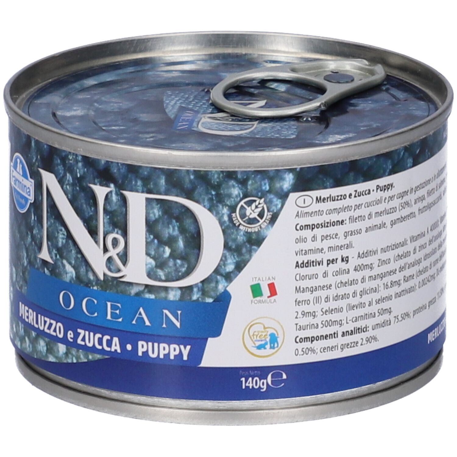 Nassfutter Farmina N&D Ocean - Hundewelpen Mini Kabeljau & Kürbis
