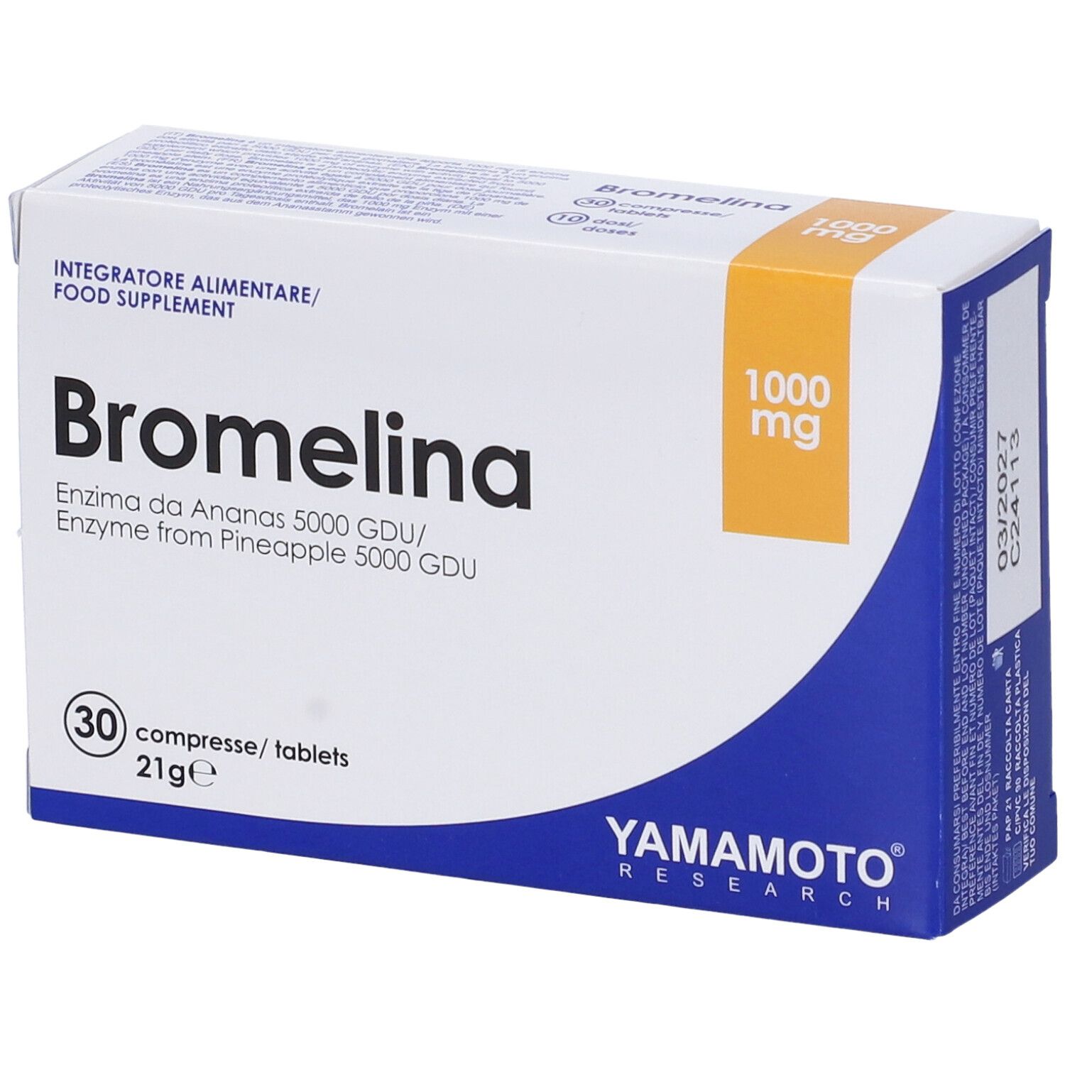 Yamamoto Research Bromelina 30 Compresse - Immagine 6