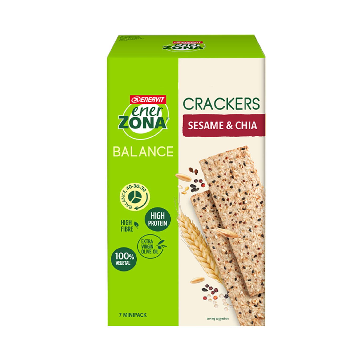 ENERVIT® EnerZONA Crackers sesame & chia