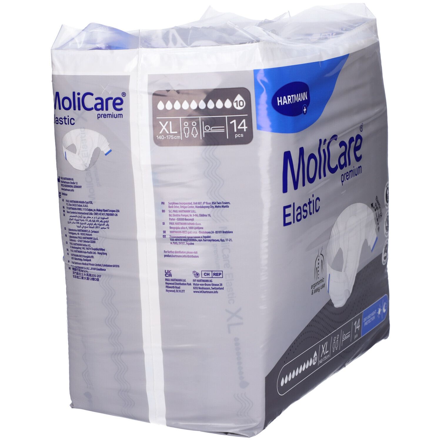 Hartmann MoliCare Elastic Mutandine Assorbenti 10 Gocce Taglia XL