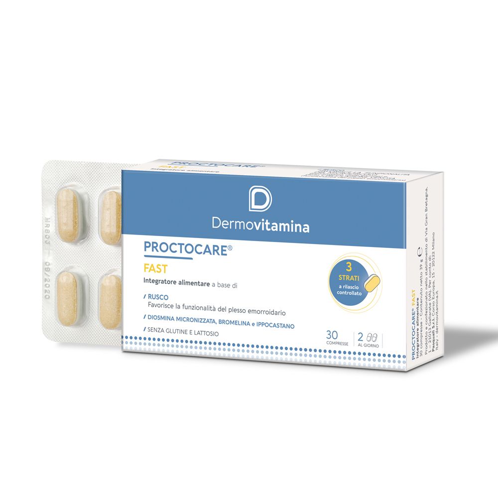 Dermovitamina Proctocare Fast Integratore per Emorroidi