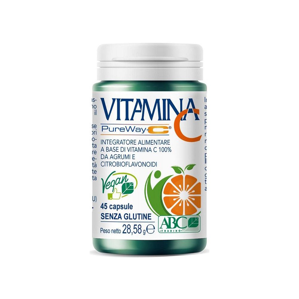 Pureway-C Abc Trading Vitamina C Capsule 45 Pz Bambino