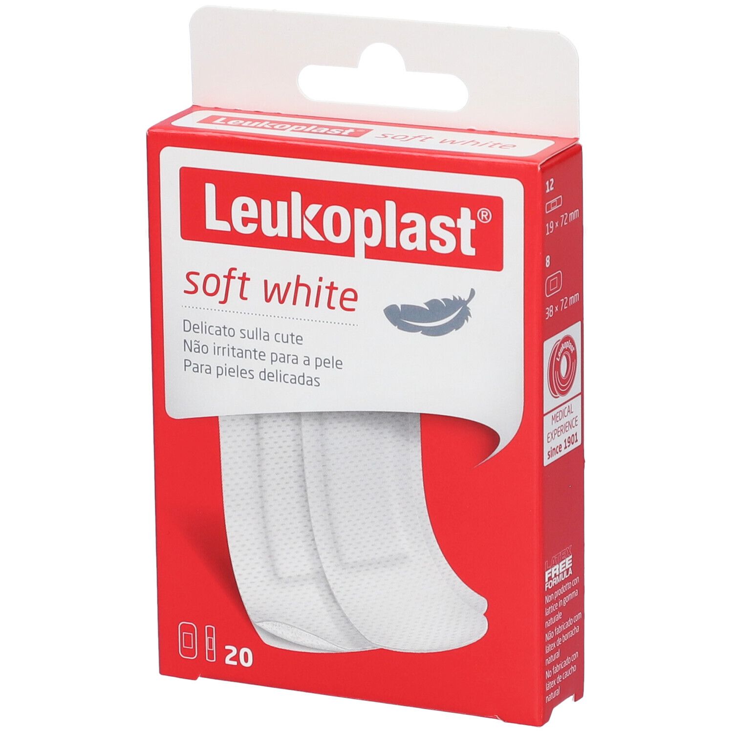 Leukoplast Soft White 20Pz ASS 20 St Pflaster