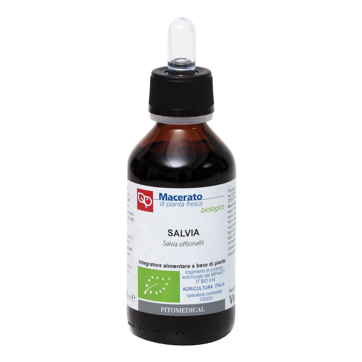 Salvia Tintura Madre 100 Ml Bio