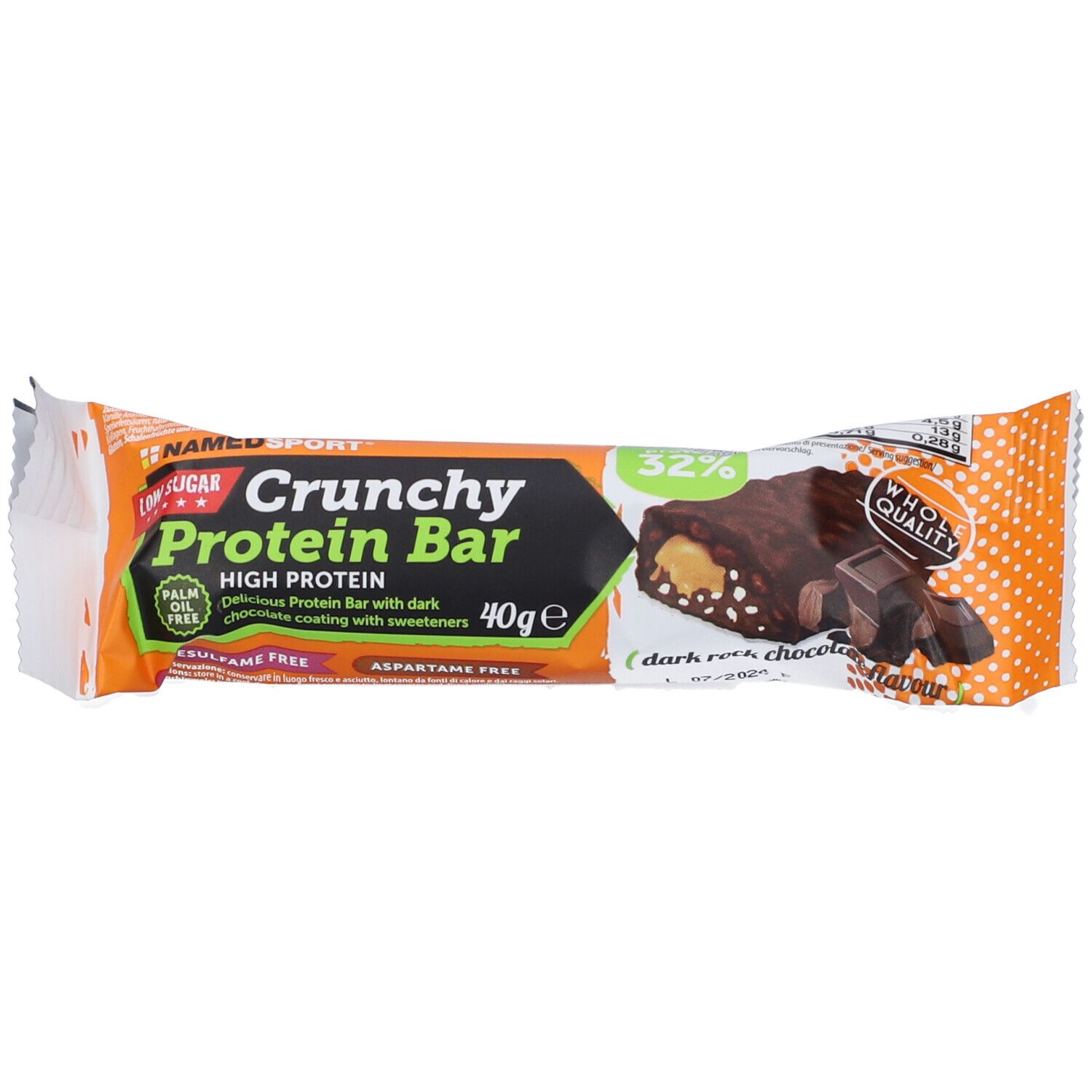 Image of NAMEDSPORT® Low Sugar Crunchy Protein Bar High Protein