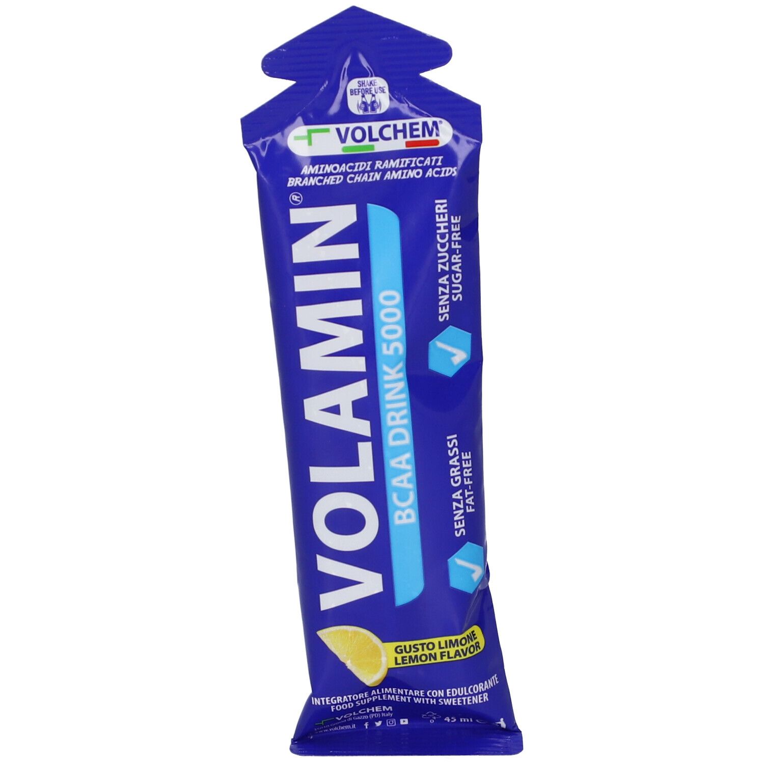 VOLCHEM Volamin Drink 5000 Aminoacidi Ramificati Bcaa Liquidi - Gusto Limone