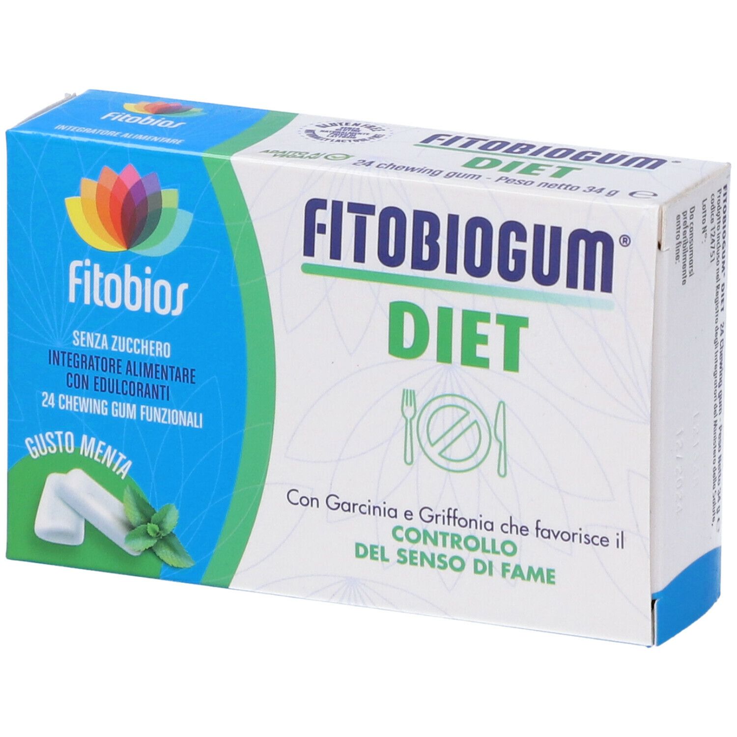 Fitobiogum Diet 24Chewing Gum