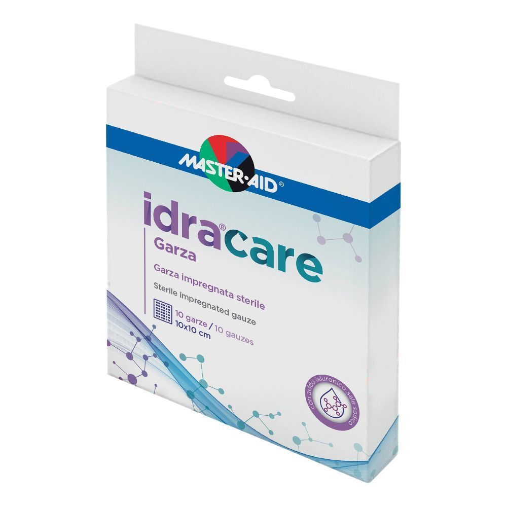 Master Aid Idracare Garza Monouso Sterile 10x10cm