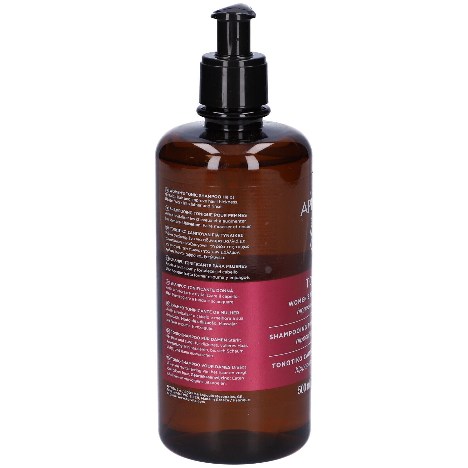 Apivita Women's Tonic Shampoo.