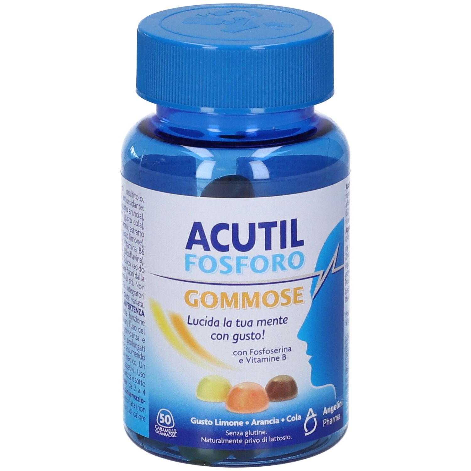 Acutil Angelini Fosforo Caramelle Gommose Memoria E Concentrazione 50 Pezzi - Immagine 10