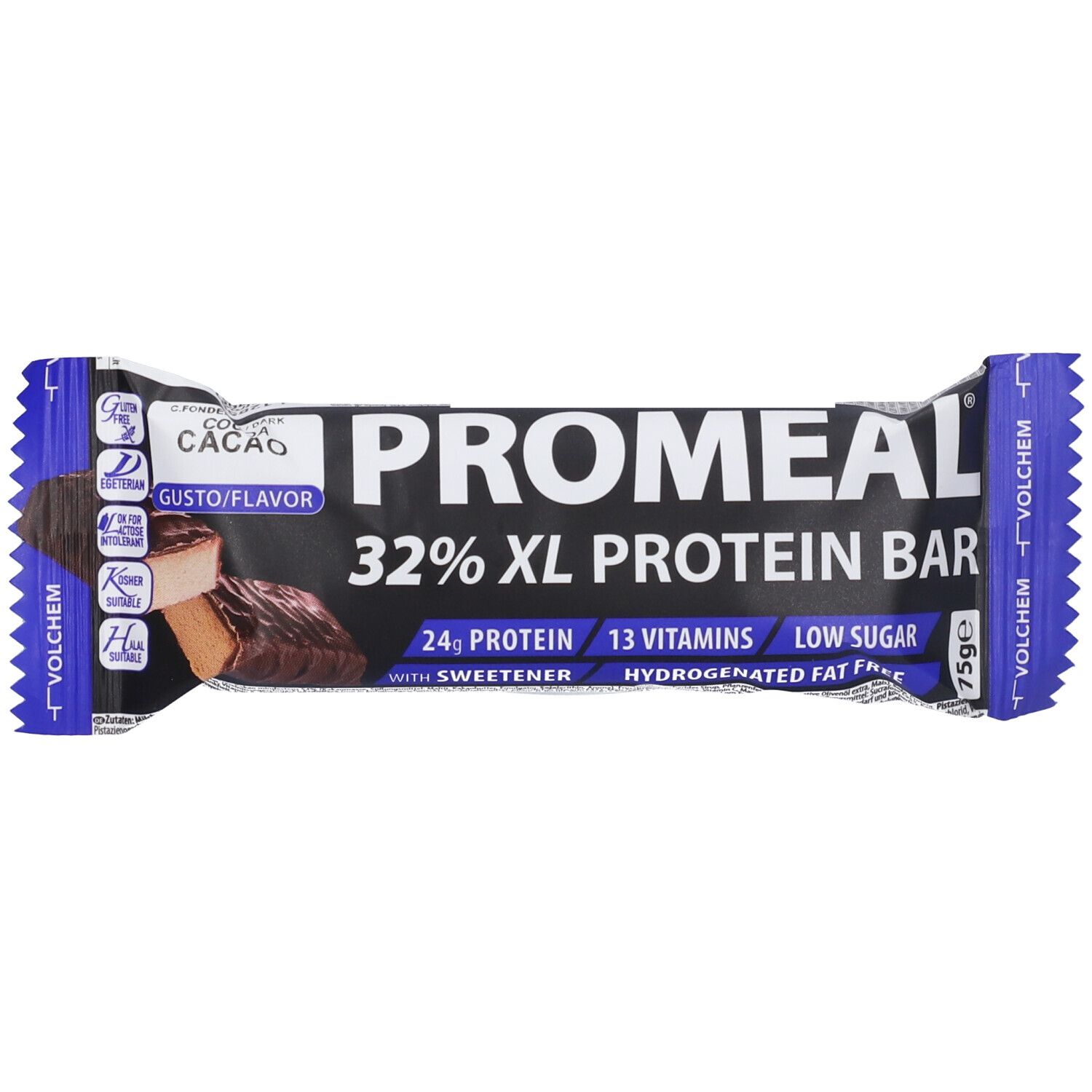 VOLCHEM Promeal 32% XL Protein Bar Barretta Gusto Cacao