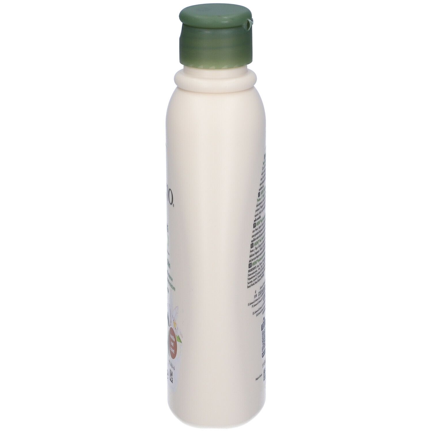 Aveeno Daily Moisturising. Flacone verde. Vista laterale.