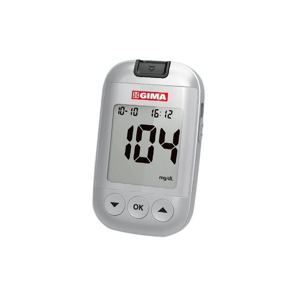GIMA Kit Completo Glucometro Gima Mg/Dl - It, De, Gr, Arabo