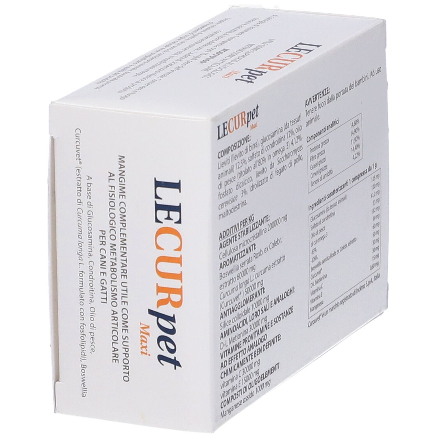 LECUPpet Maxi Box mit Ergänzungsfuttermittel für Hunde und Katzen.