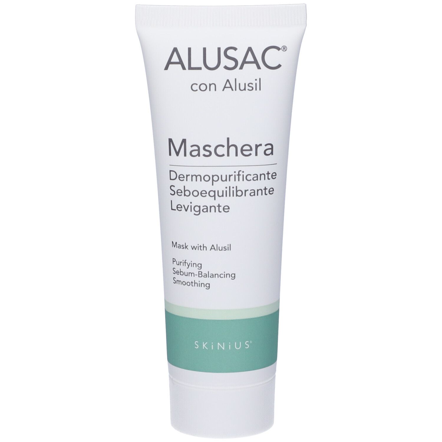 Alusac Maschera - Antibatterico Per Pelle Impura 75 ml - Immagine 2