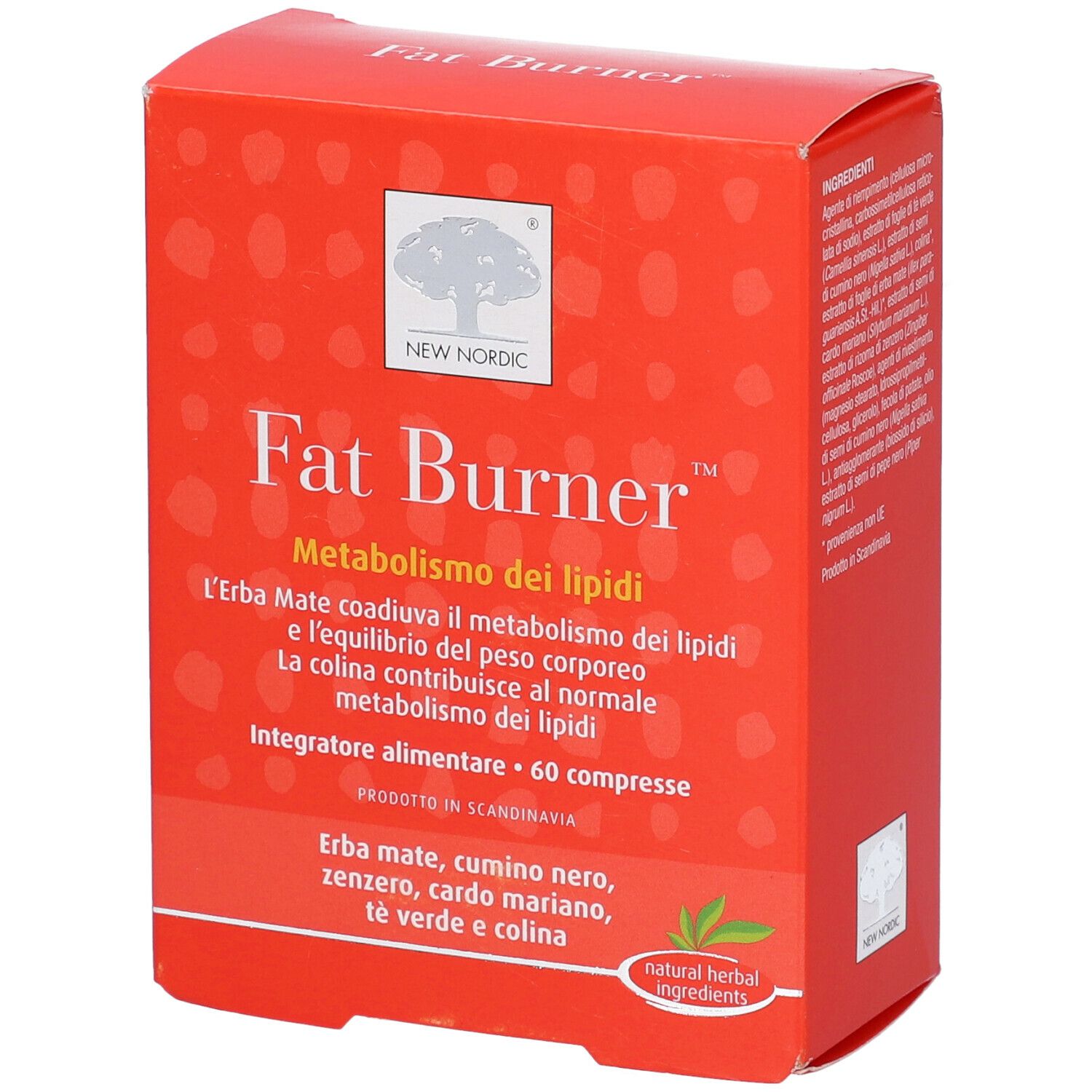 New Nordic Verde Integratore Fat Burner Metabolismo, 60 Compresse - Immagine 7