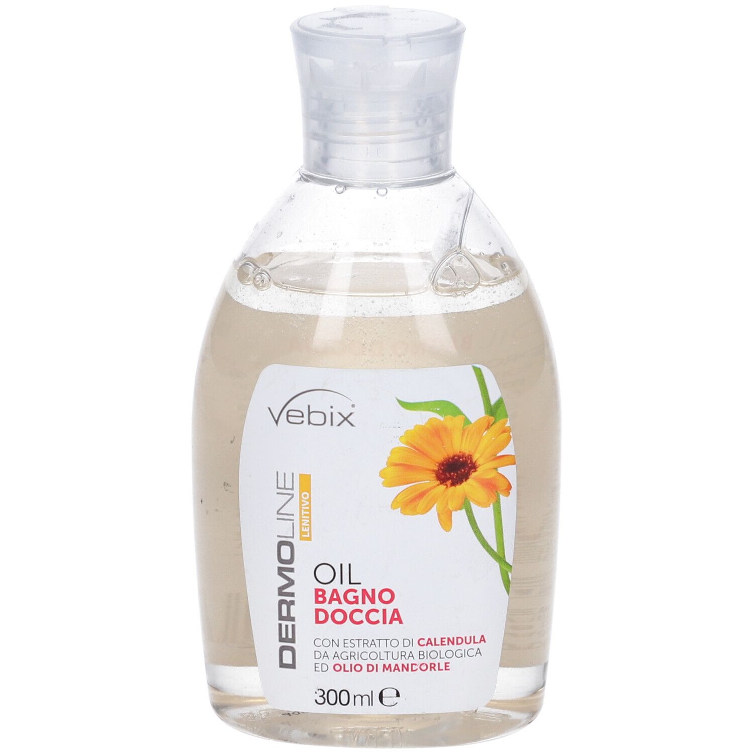 Vebix Dermoline Calendula Oil Bagnodoccia 300 Ml