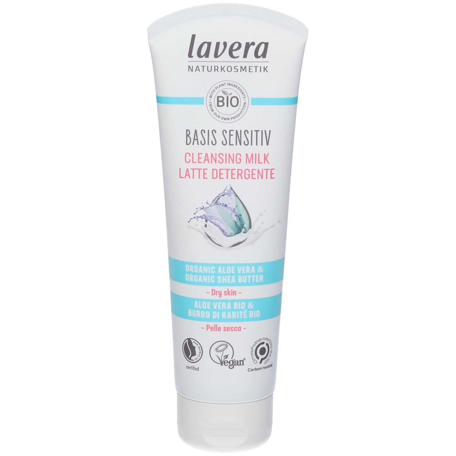 Lavera Basis Sensitiv Latte Detergente 125 Ml