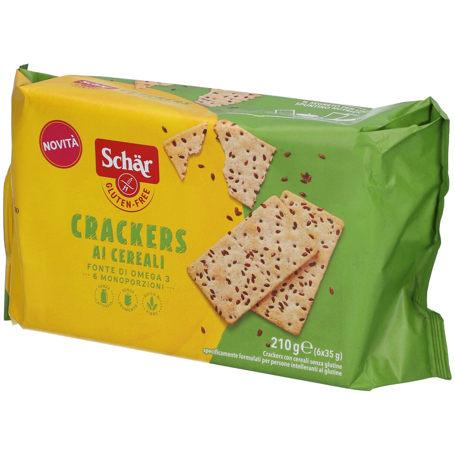 Schär Crackers ai Cereali 6x35 g Snack