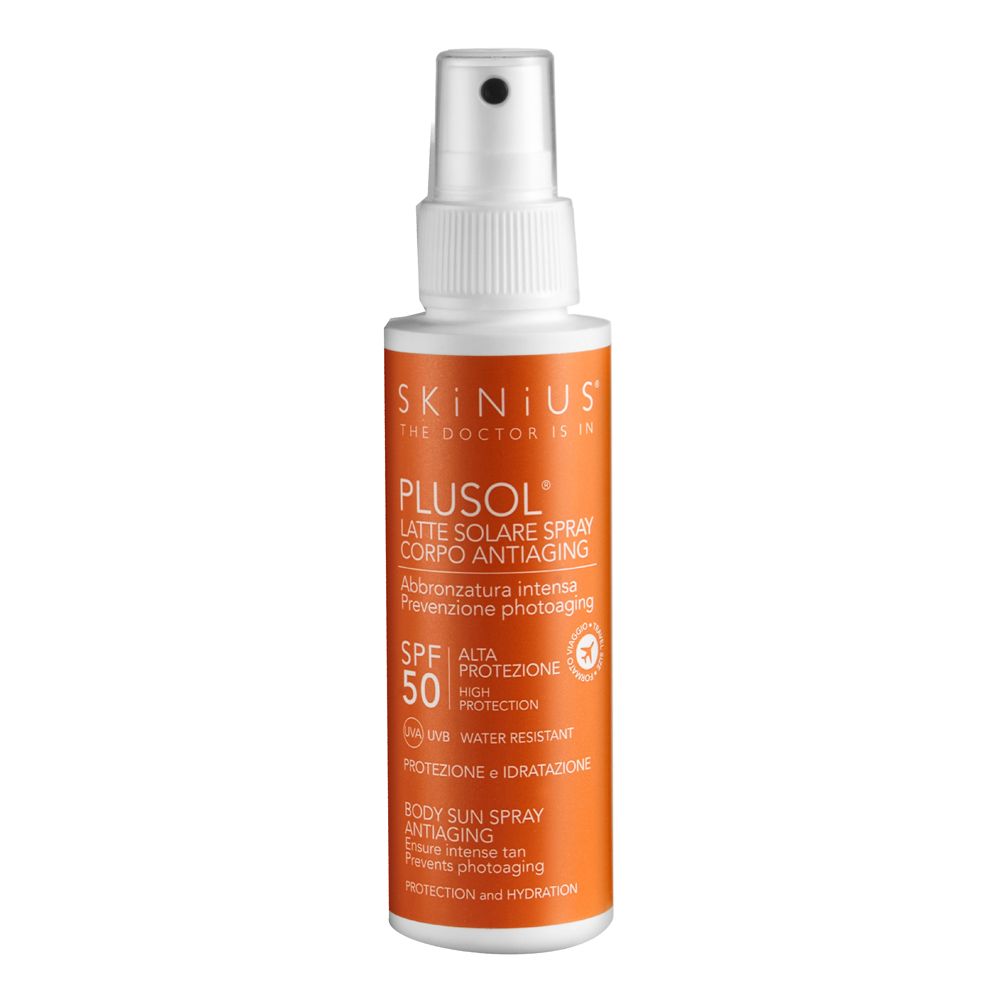 Plusol Latte Solare Spray Corpo Antiaging SPF50 100 ml