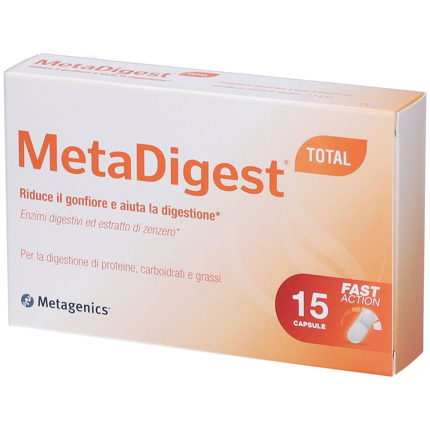Metagenics™ MetaDigest® Total 15 pz Capsule