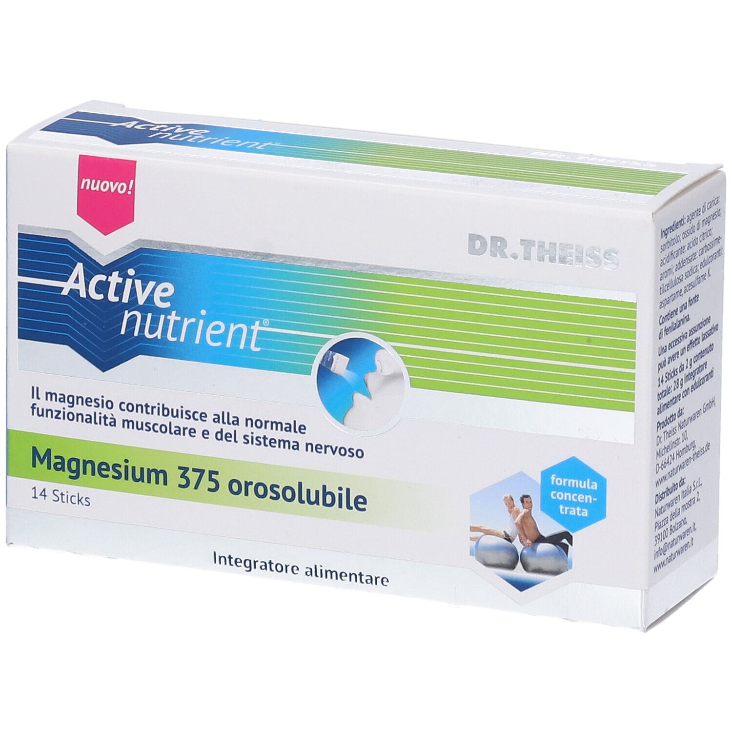 Dr Theiss Active Nuctrient Magnesium Stick - risparmia il 25% con il codice: NAT25