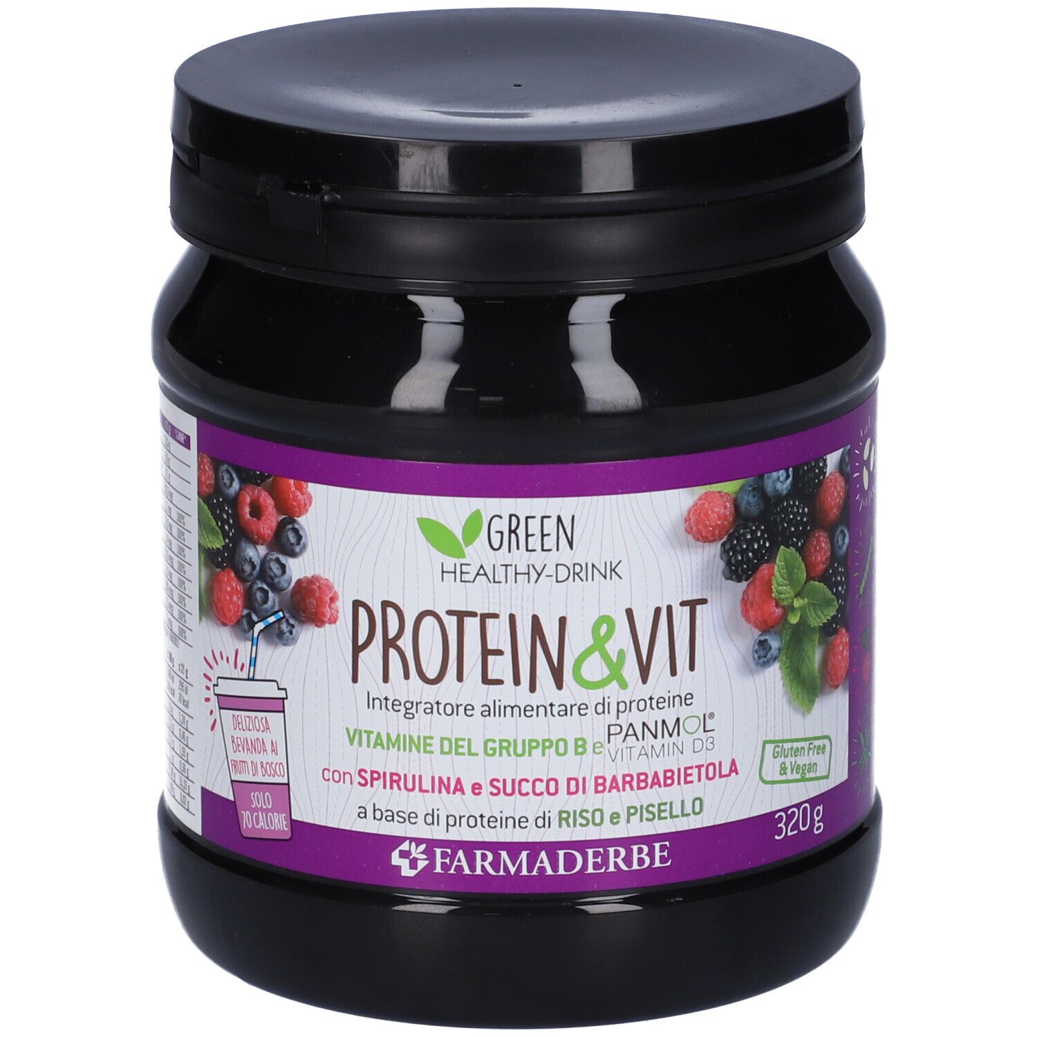 Protein & Vit Frutti Di Bosco 320 G