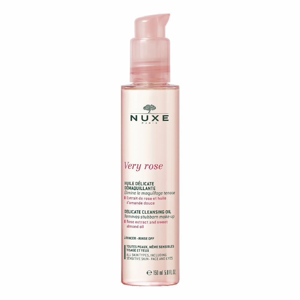 Nuxe Very Rose Olio Delicato Struccante 150 ml Soluzione