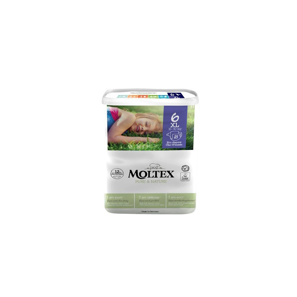 Image of Moltex Pure & Nature Pannolini Taglia 6 XL 16-30 Kg