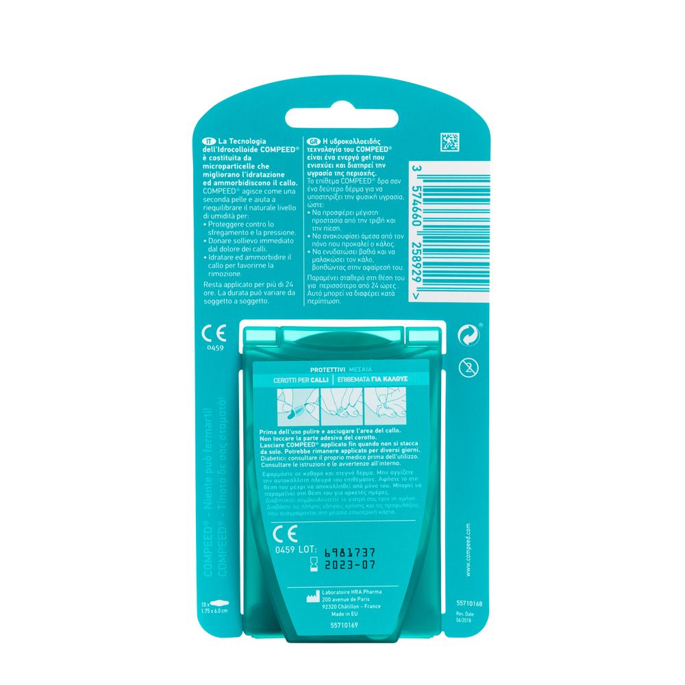 Compeed Blasenpflaster für die Ferse, 5 Stück.