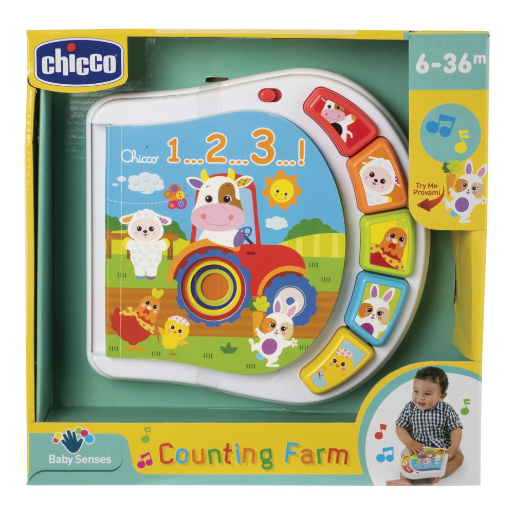 Chicco Libro Fattoria dei Numeri - Gioco con luci e suoni - Immagine 4