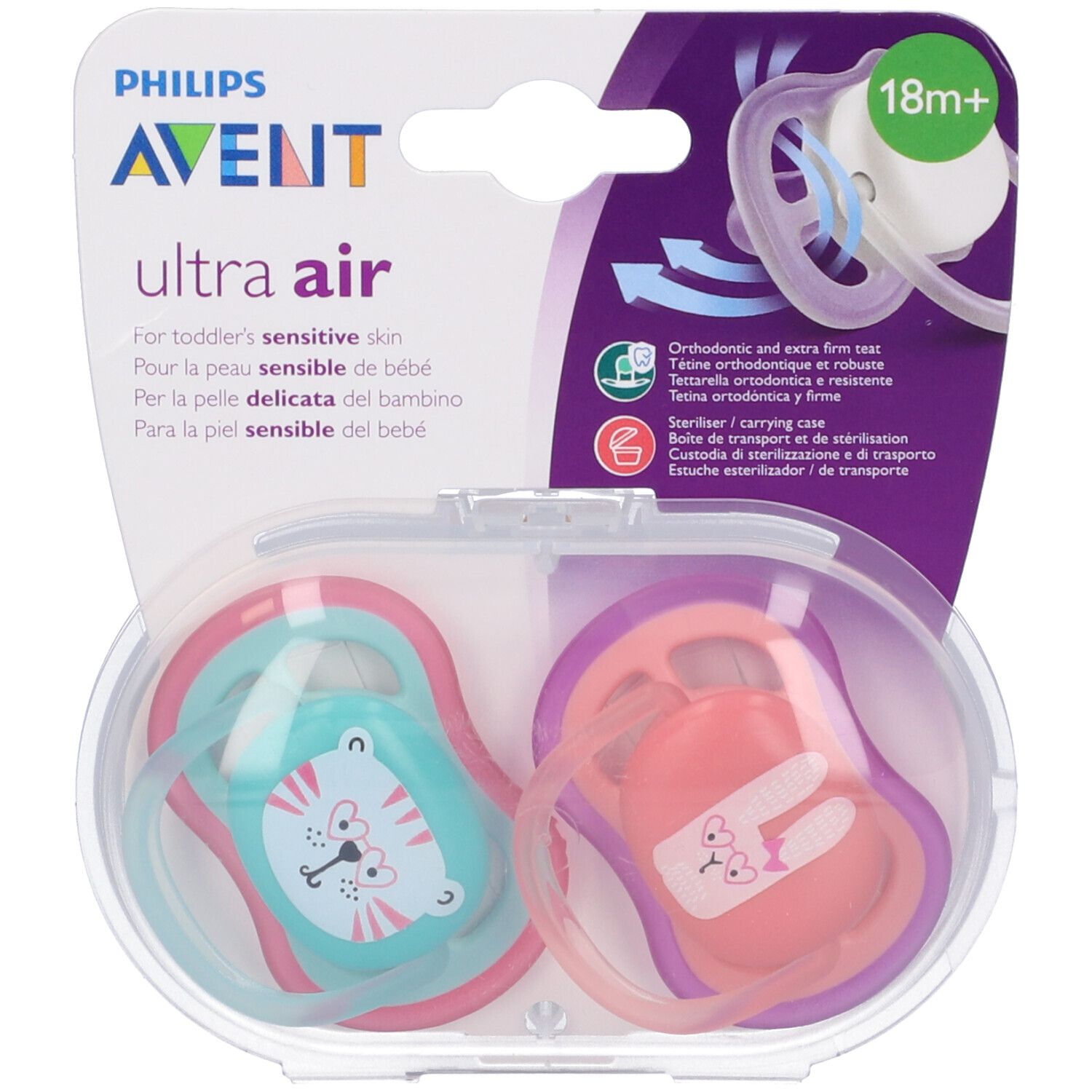 Avent Succh U Air18M+ FEM G2Pz 1 St Sauger
