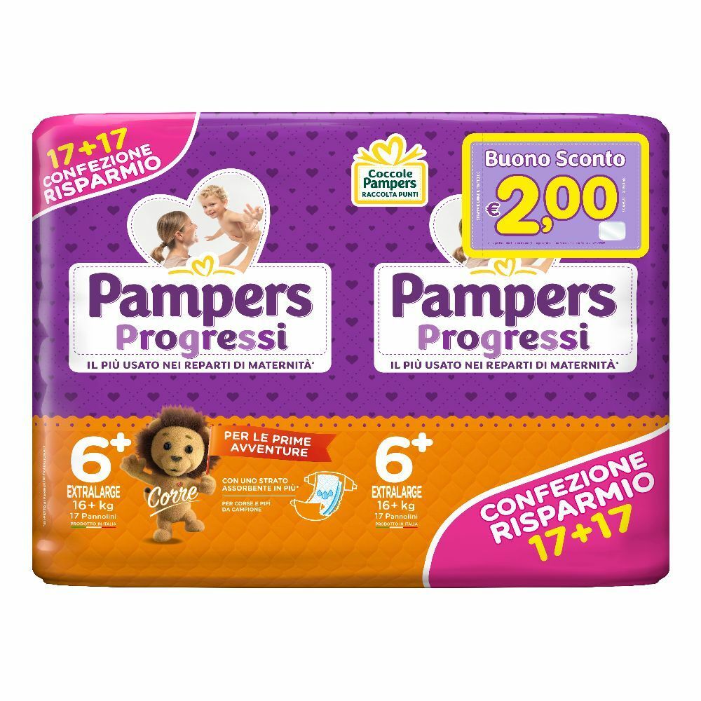 Image of Pampers Progressi Corre Extralarge 16+ Kg