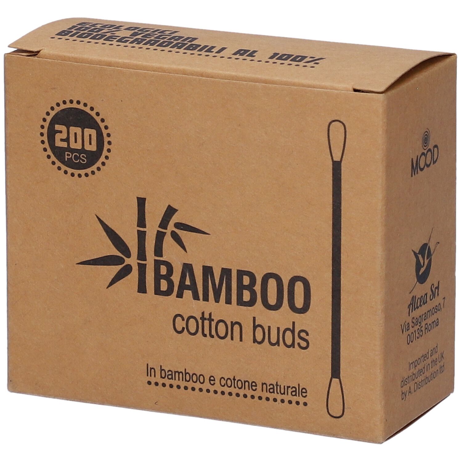 Himalaya Mood Bamboo Cotton Buds 200 Pezzi