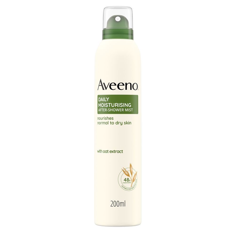 Aveeno Spray Idratante Corpo Dopo Doccia all'Avena per Proteggere e Nutrire la Pelle Secca, ad Assorbimento Rapido