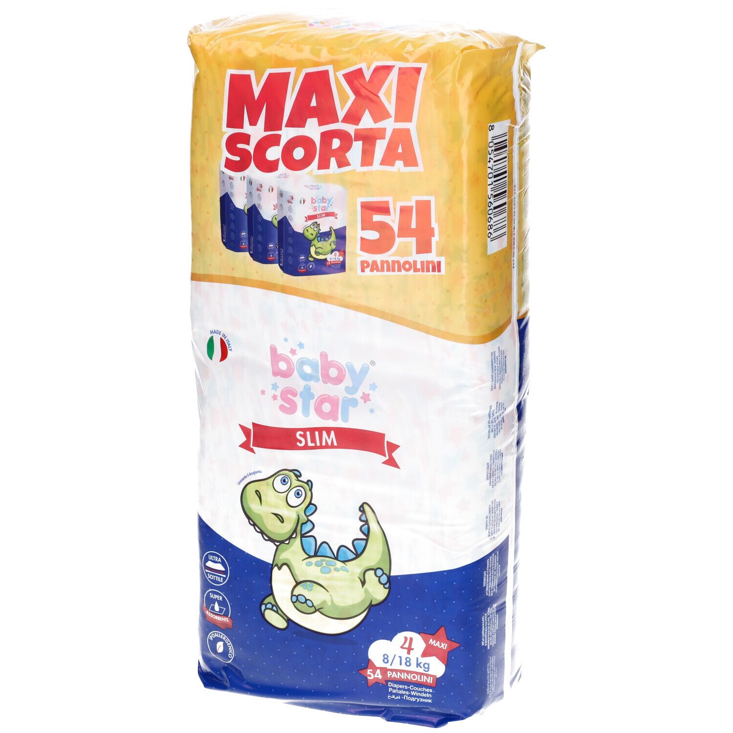 Babystar Slim Maxiscorta Windeln Größe 4 54 Stück Babystar