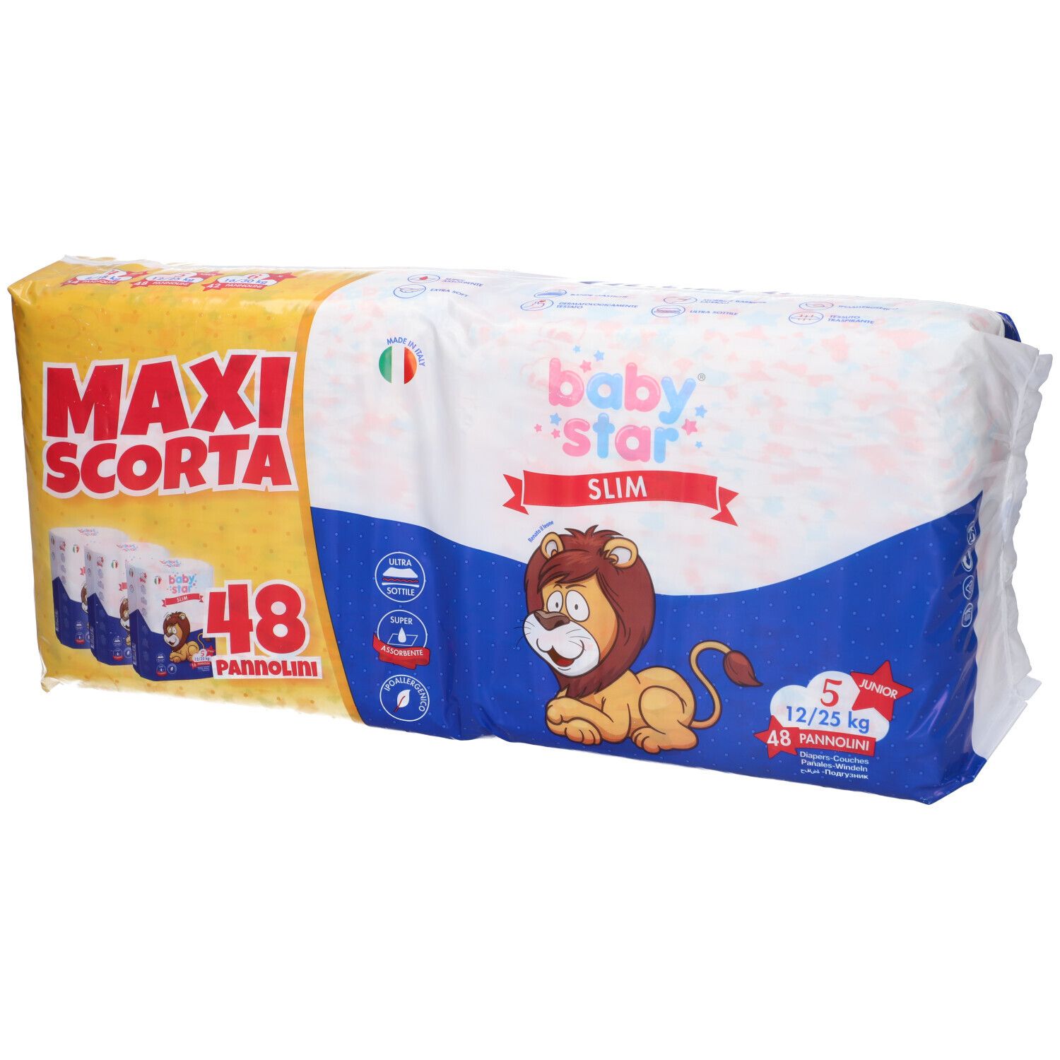 Babystar Slim Maxiscor T5 48Pz 48 St Windeln