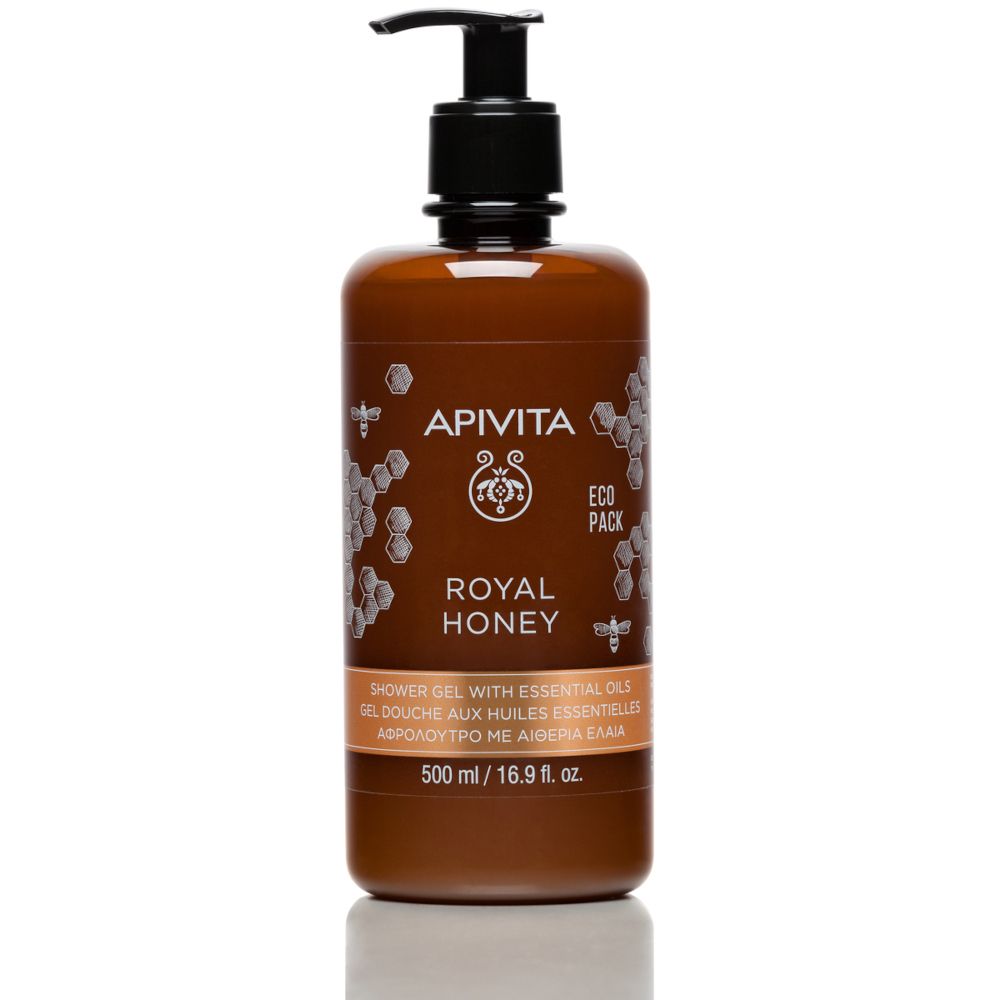 Apivita Royal Honey Gel Doccia Detergente con Miele, bagnoschiuma corpo- Risparmia il 10% con il codice: apivita0926