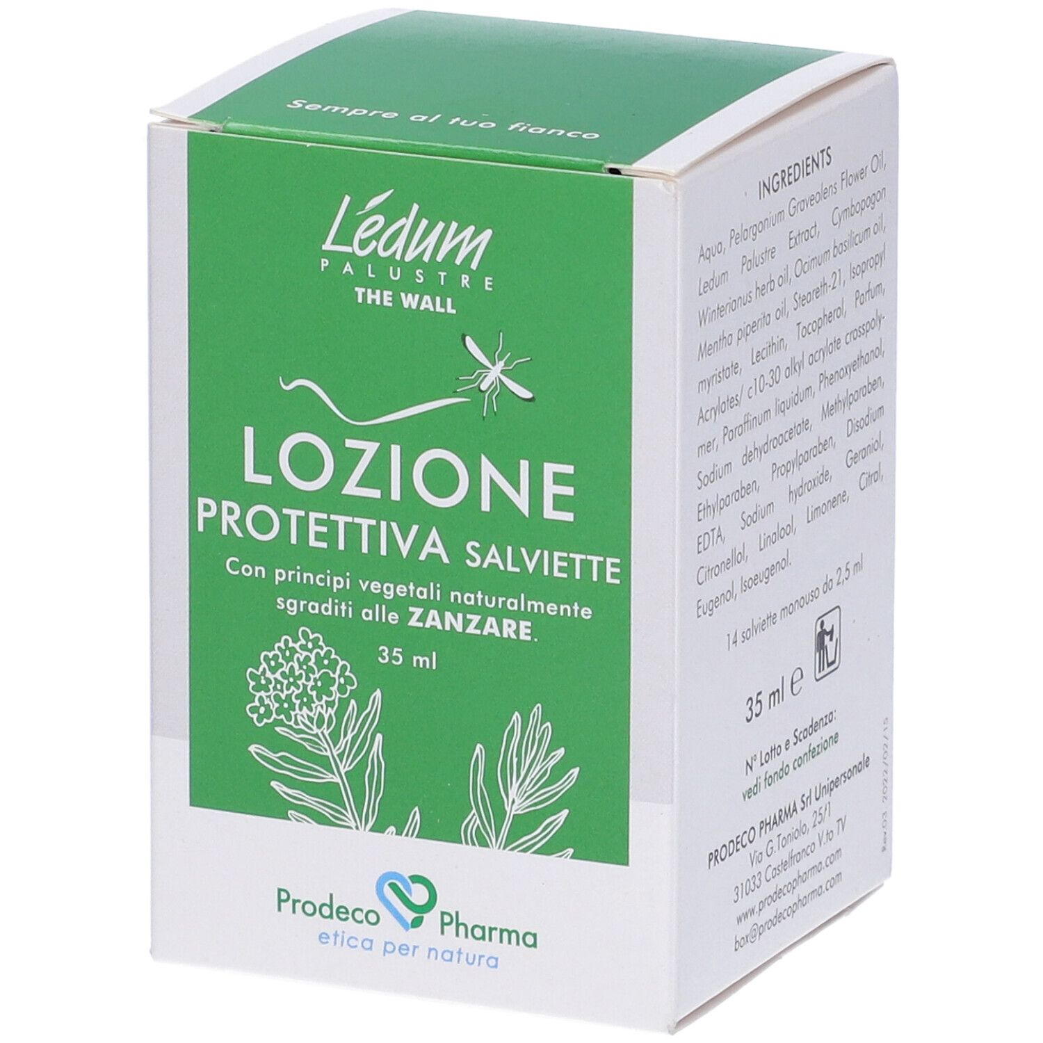 Ledum The Wall Lozione Protettiva Salviette