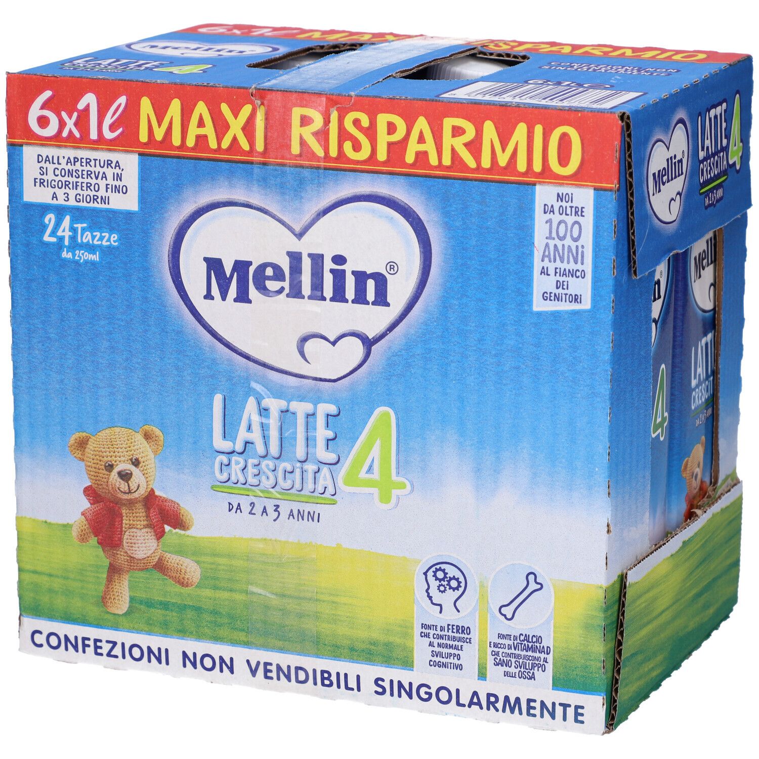 Mellin 4 Latte Maxi Risparmio