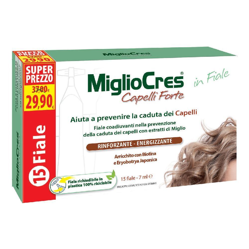 Migliocres Capelli Forte 15 Fiale X 7 Ml