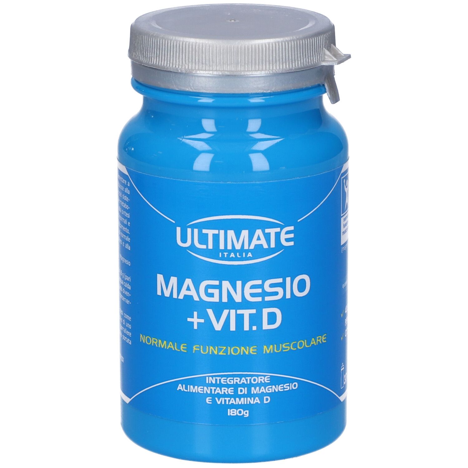 Ultimate Magnesio+Vit D 180 G - risparmia il 10% con il codice: TOP10