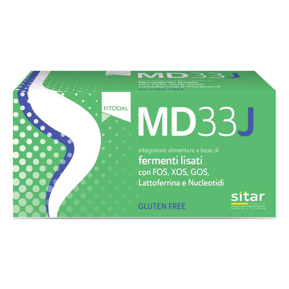 MD33 J 10 Bustine - Integratore Per La Flora Intestinale Per Bimbi - Immagine 2